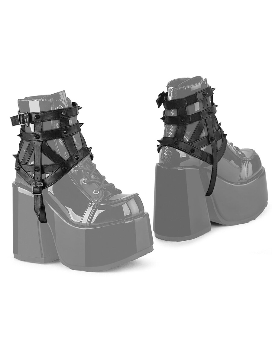 Demonia Cult Demonia Cage Boot Harness (Pair)