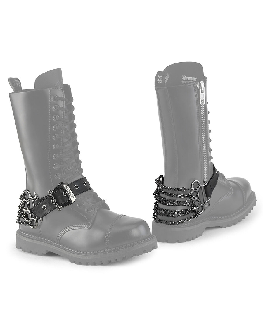 Demonia Cult Demonia Chain Boot Harness (Pair)